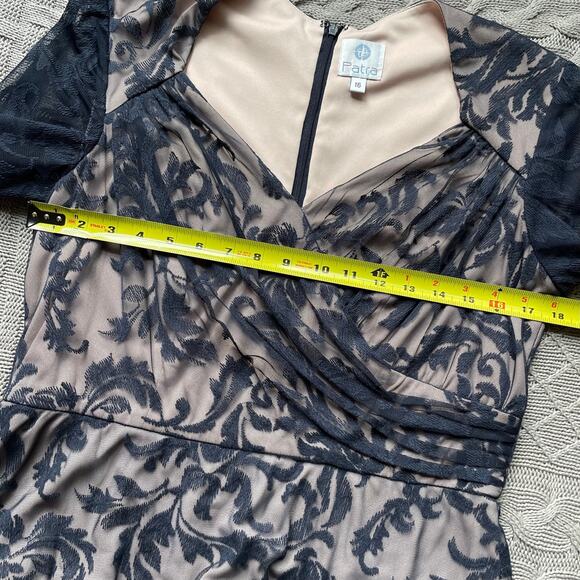 Patra Navy Blue Special Ocassion Dress ~ 16 - Picture 7 of 8